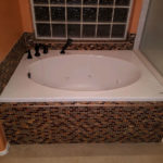 Finished Bath Installation with Tile Finish